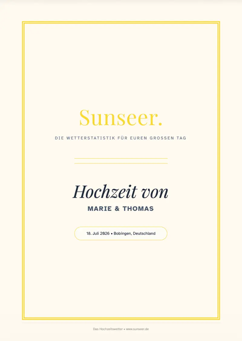 Sunseer Report – Übersicht